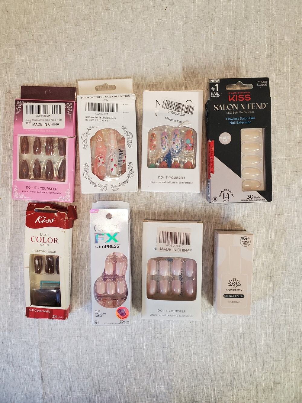 KISS ImPRESS Born Pretty Press On Nails Gel Polish Salon X Tend Nail Extension